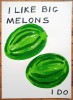 ''Melons'' limited edition screenprint by Shave Drigley
