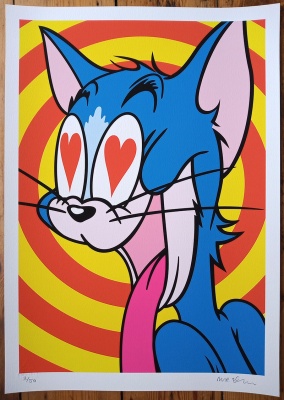 ''Lovecats'' limited edition print by Mister Edwards