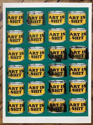 ''Multiple Shits'' limited edition screenprint by Mr Edwards