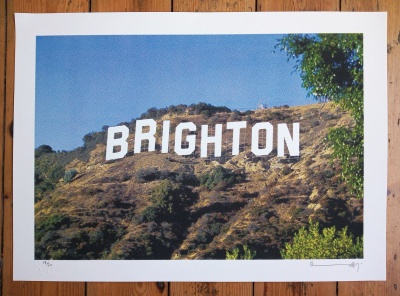 ''Brightonwood'' limited edition screenprint by Richard Pendry