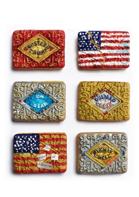 ''USA Protest Biscuits'' limited edition print by Sian Pattenden of Raw Art