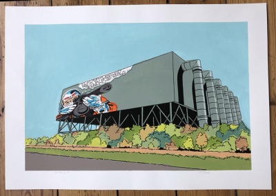''Get Ready'' limited edition screenprint by Carl Stimpson