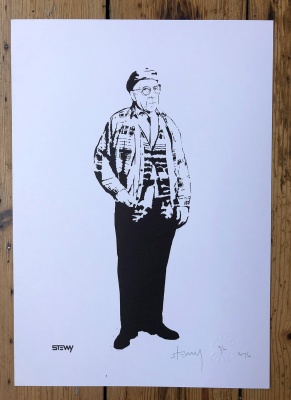 ''Ivor Cutler'' limited edition print by Stewy