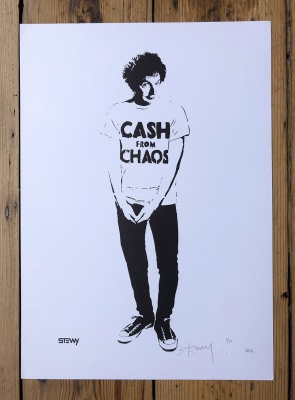 ''Malcolm McLaren'' limited edition print by Stewy